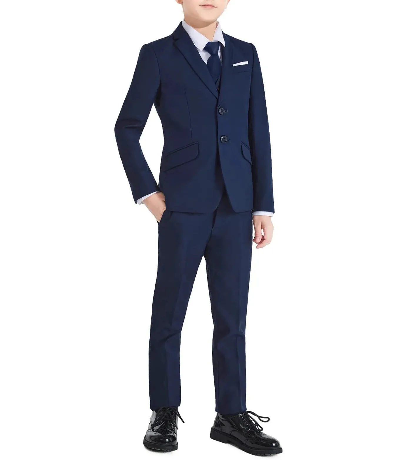 5-Piece Slim Fit Boy's Suit Set