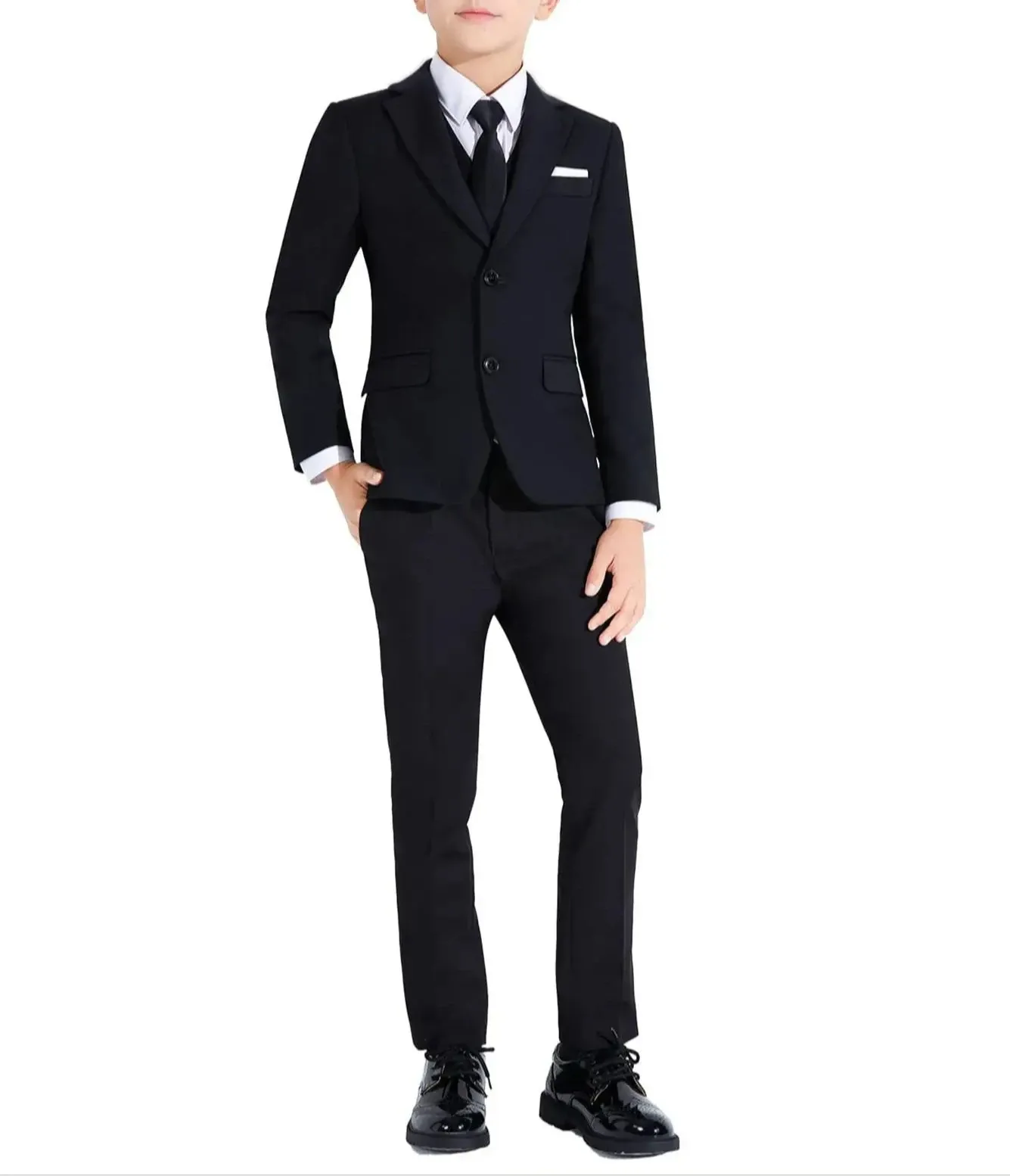 5-Piece Slim Fit Boy's Suit Set