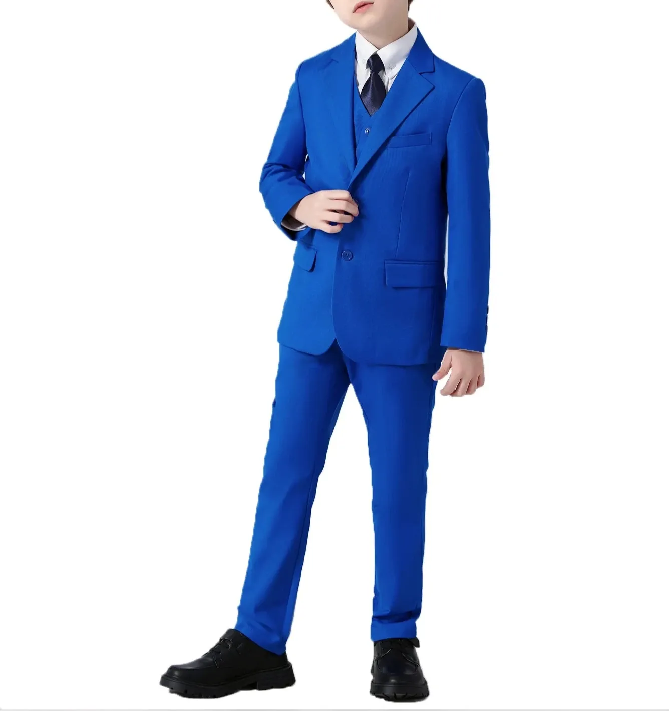 5-Piece Slim Fit Boy's Suit Set