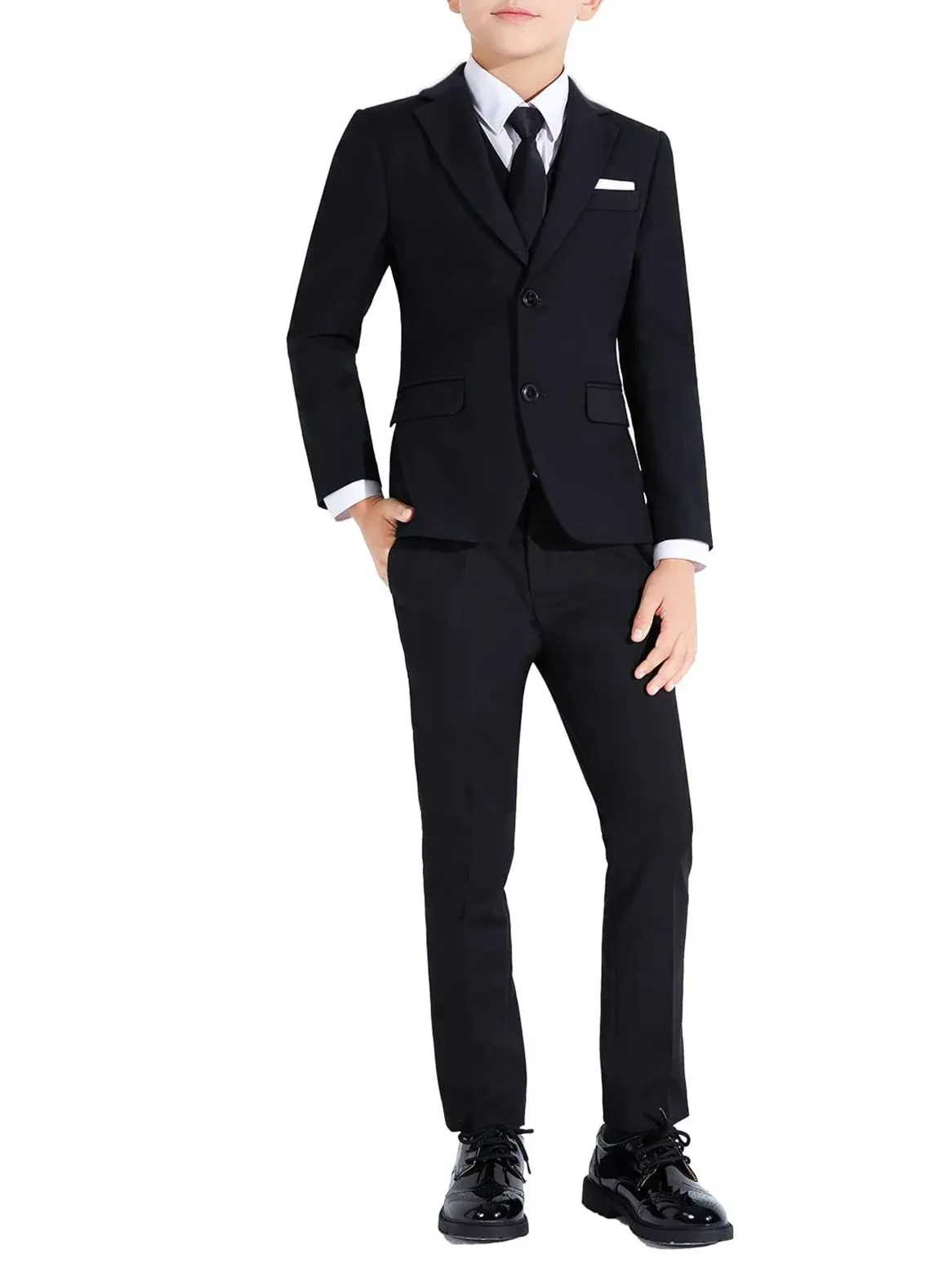 5-Piece Slim Fit Boy's Suit Set