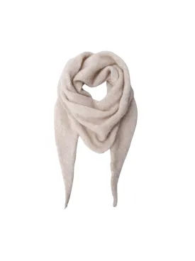 BCDELL knitted glitter scarf - Nature