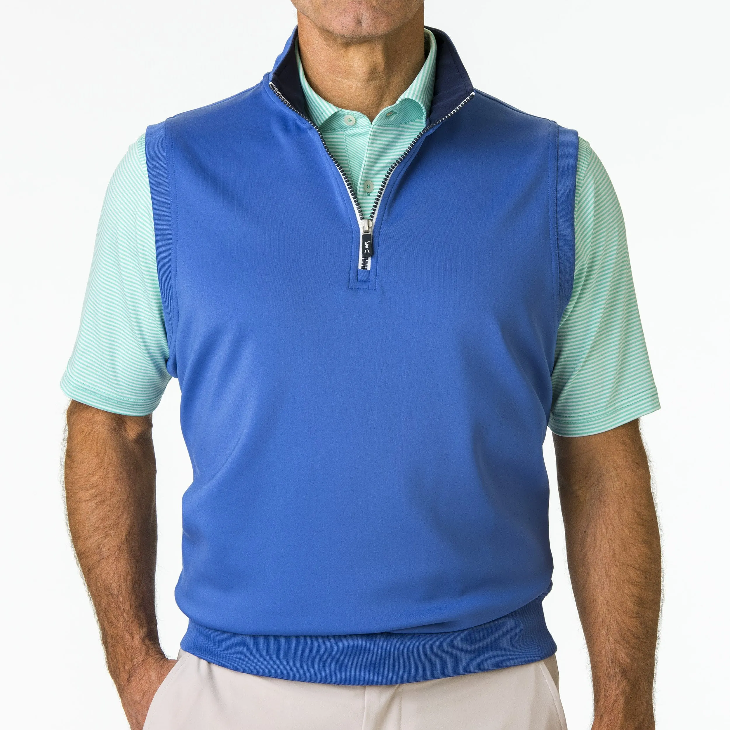 Caves Solid Quarter Zip Vest
