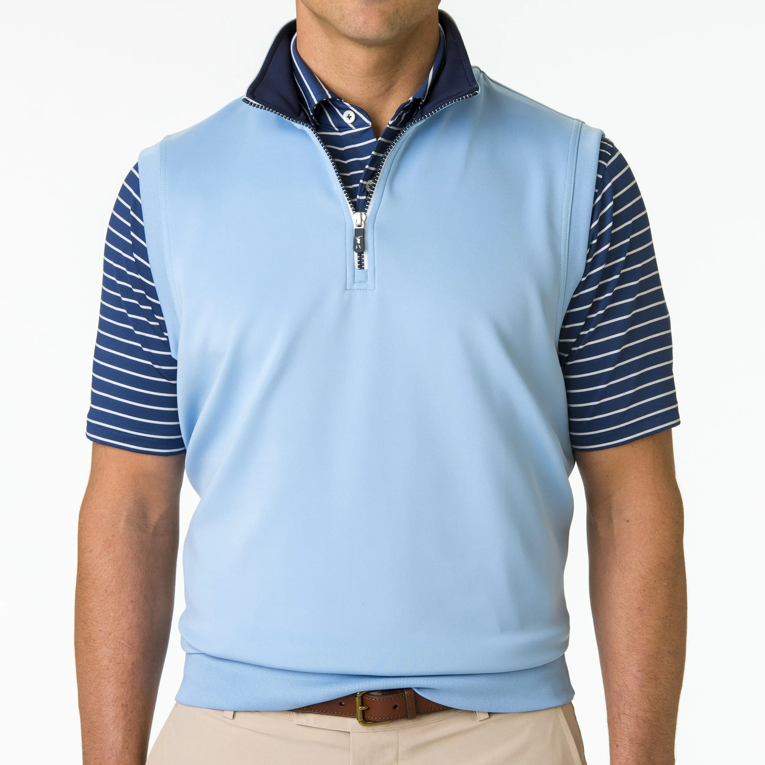 Caves Solid Quarter Zip Vest