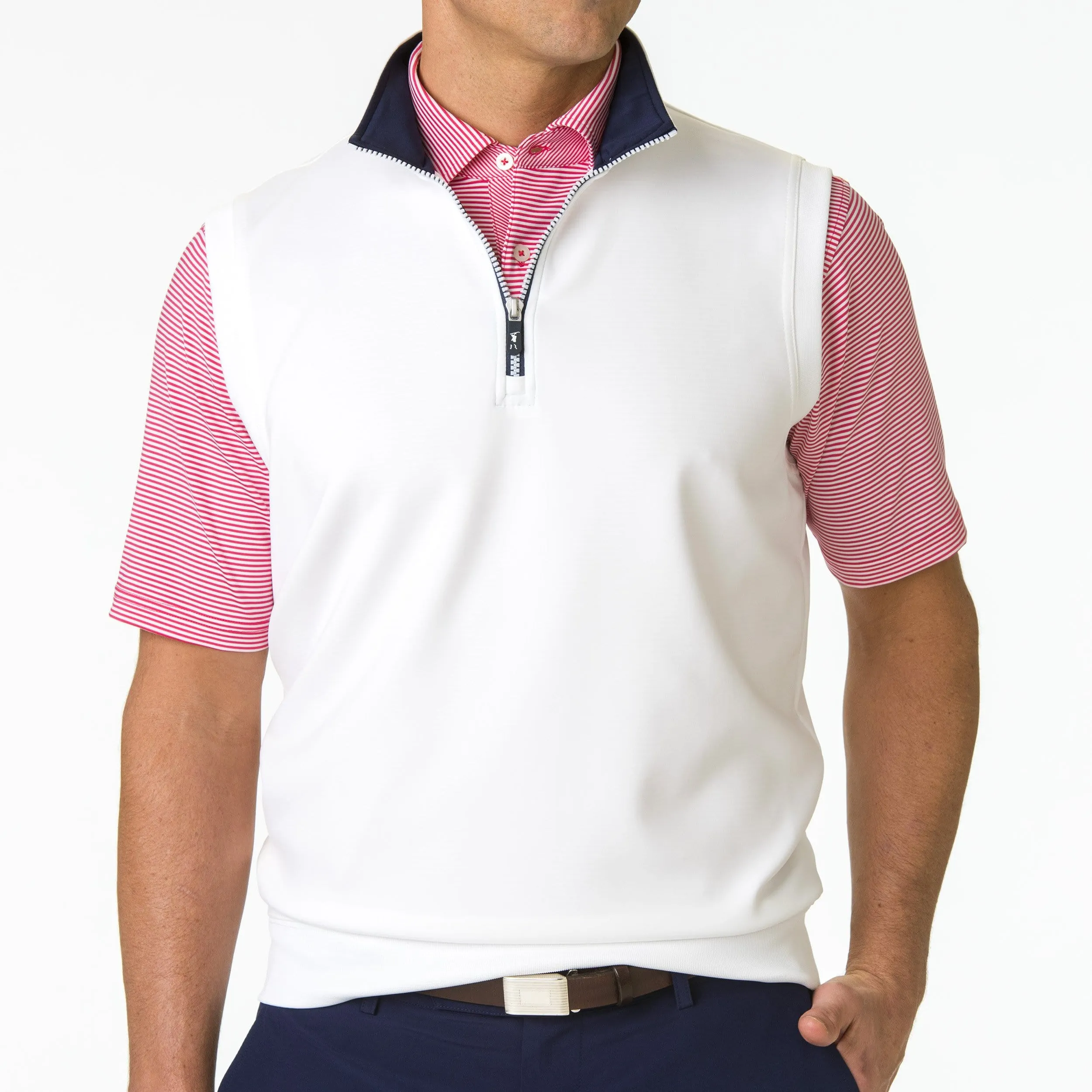 Caves Solid Quarter Zip Vest