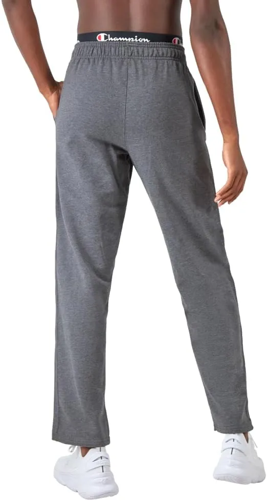 Champion Men's Sweatpants, Powerblend, Fleece, Open-bottom Sweatpants (Reg. Or Big & Tall)