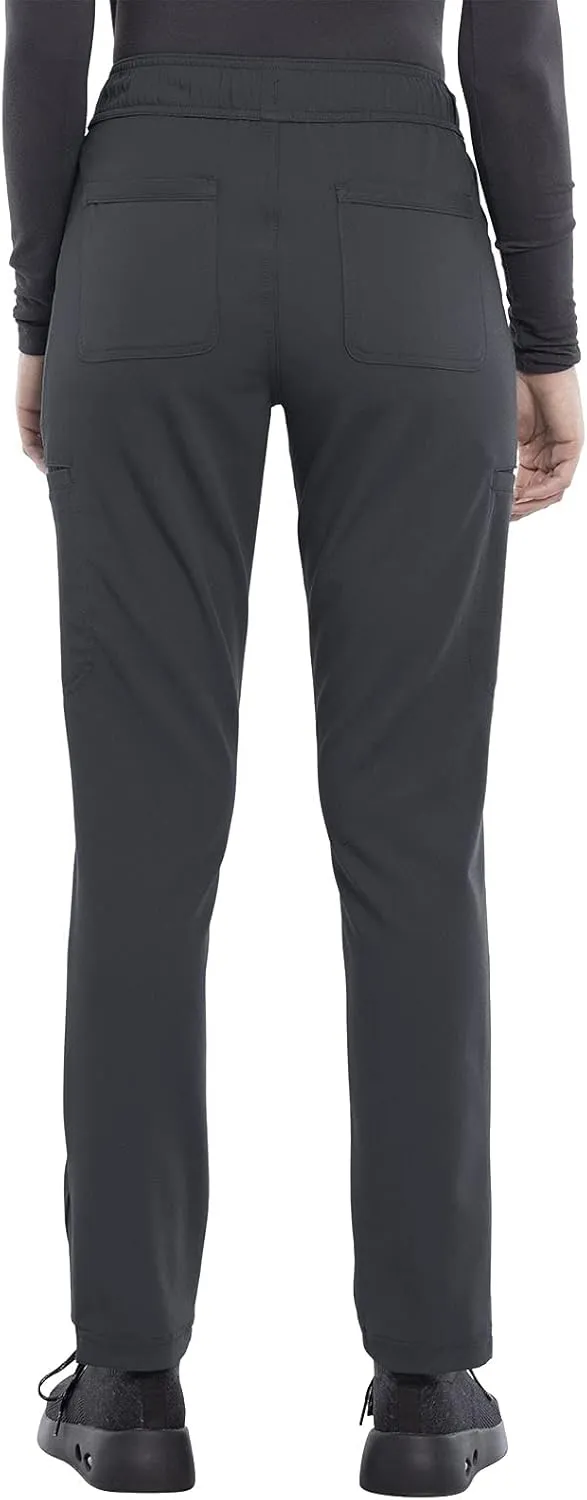 Cherokee Euphoria Women Scrubs Pant Mid Rise Tapered Leg Drawstring CK140A