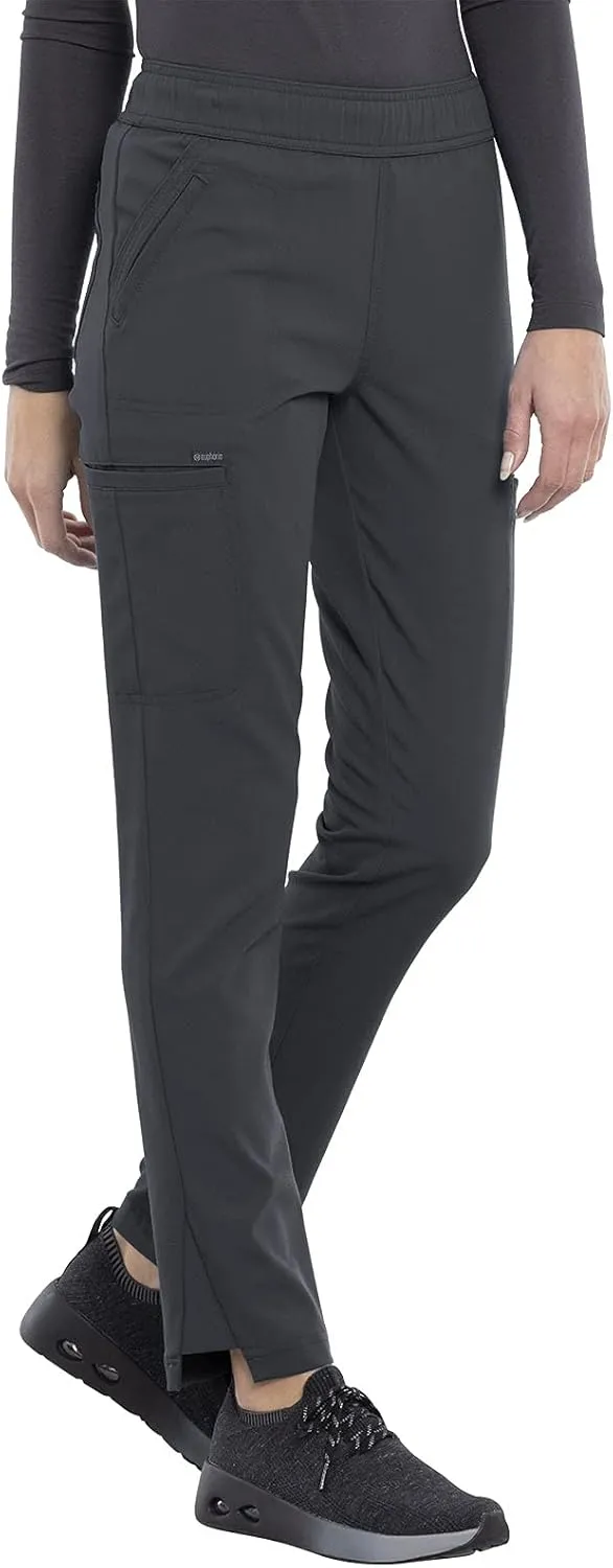 Cherokee Euphoria Women Scrubs Pant Mid Rise Tapered Leg Drawstring CK140A