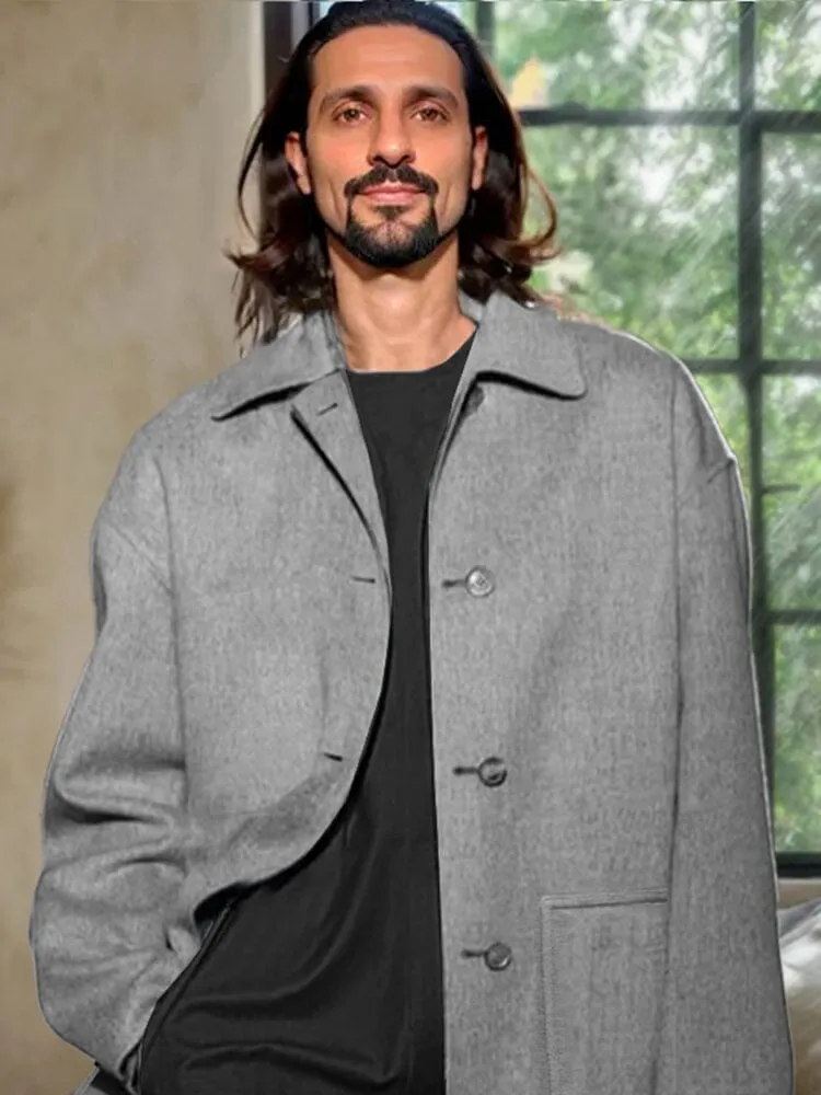 Classic Casual Short Tweed Coat