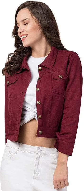 FASHIONY TREND 3/4th Sleeve Solid Women Jacket
