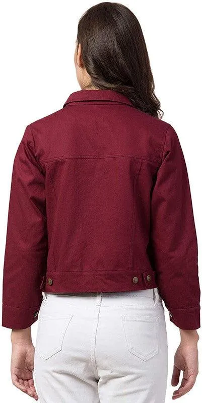 FASHIONY TREND 3/4th Sleeve Solid Women Jacket