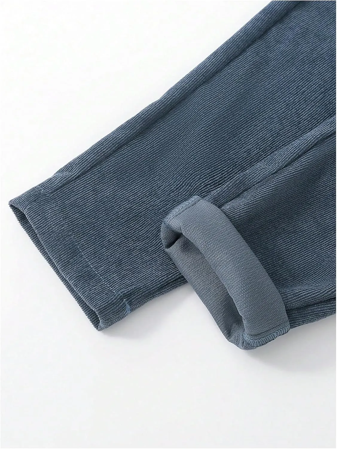 Floerns Boy's Casual Elastic Waist Tapered Trousers Long Corduroy Pants