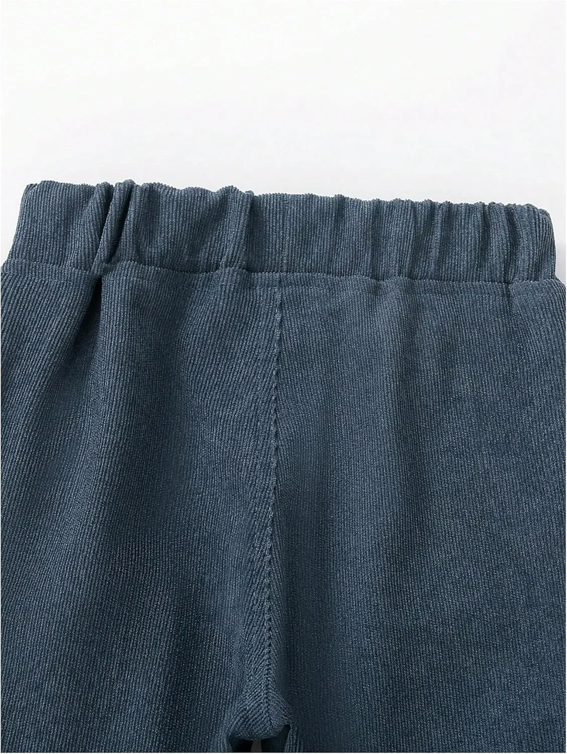 Floerns Boy's Casual Elastic Waist Tapered Trousers Long Corduroy Pants