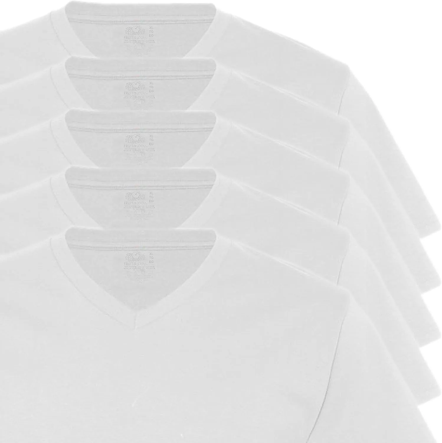Fruit of the Loom Men's V-neck