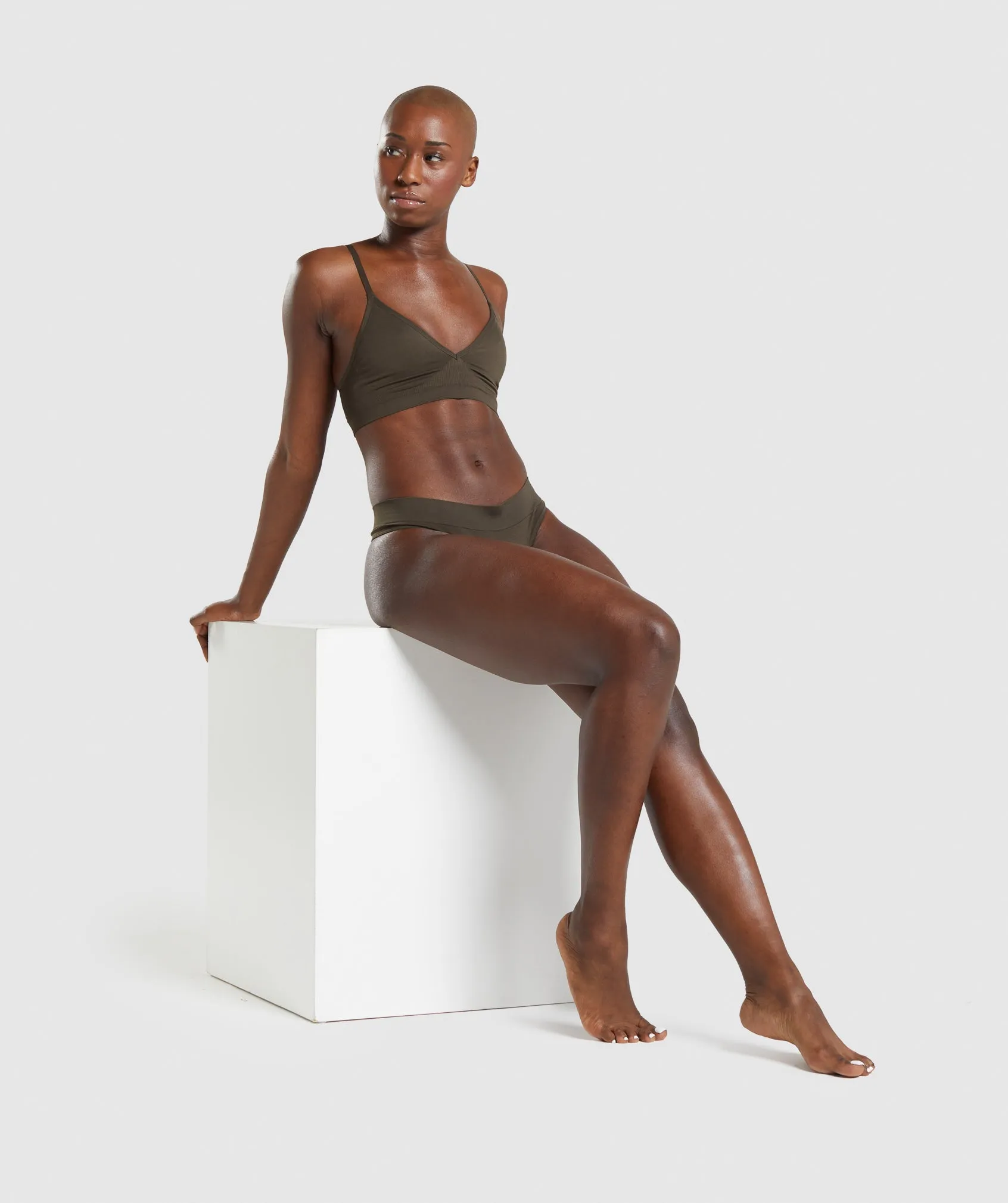 Gymshark Seamless Thong - Espresso Brown