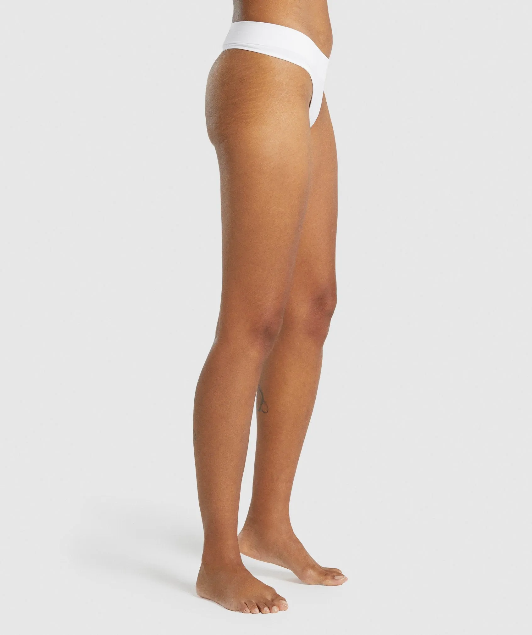 Gymshark Seamless Thong - White