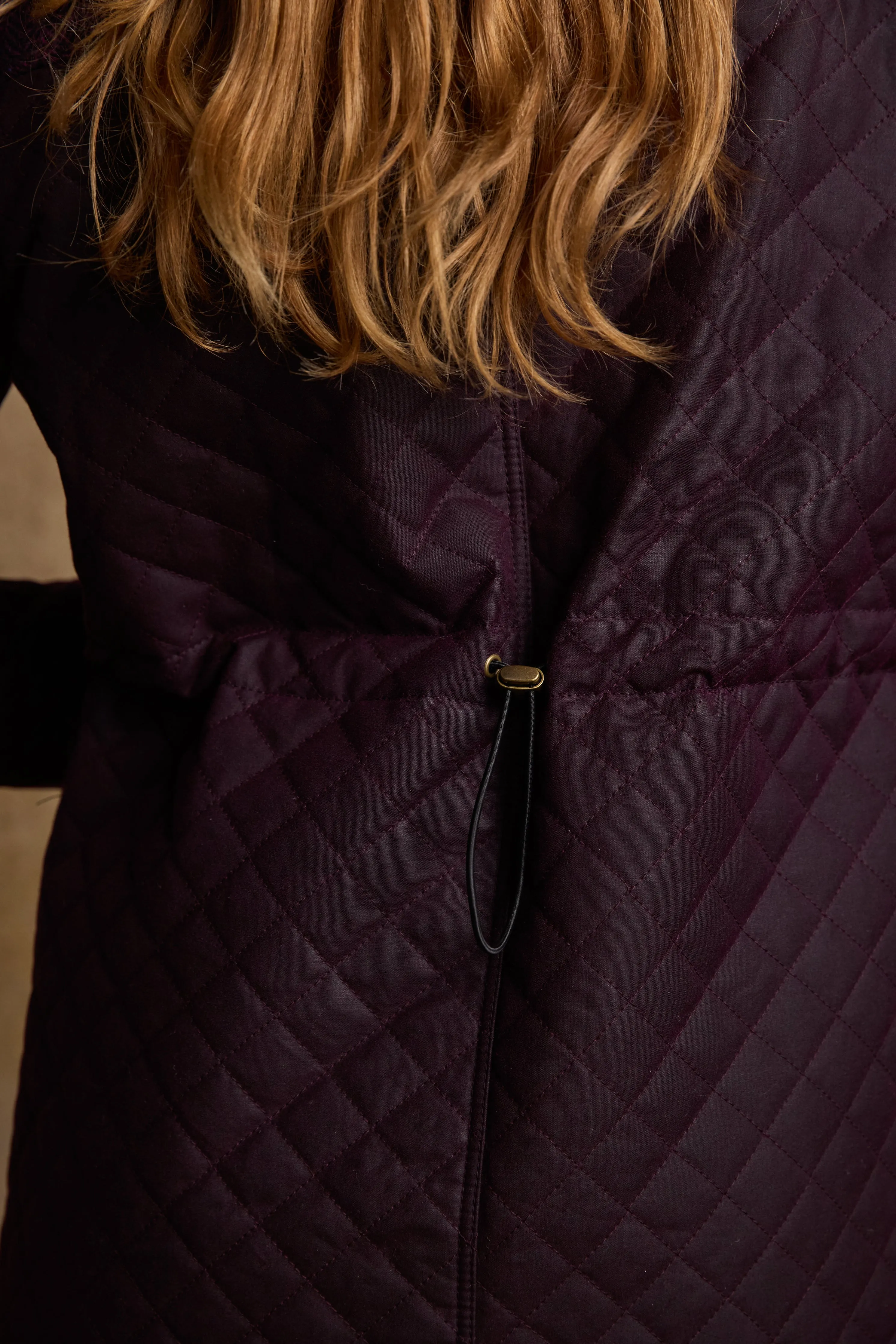 Jodie Wax Coat - Claret