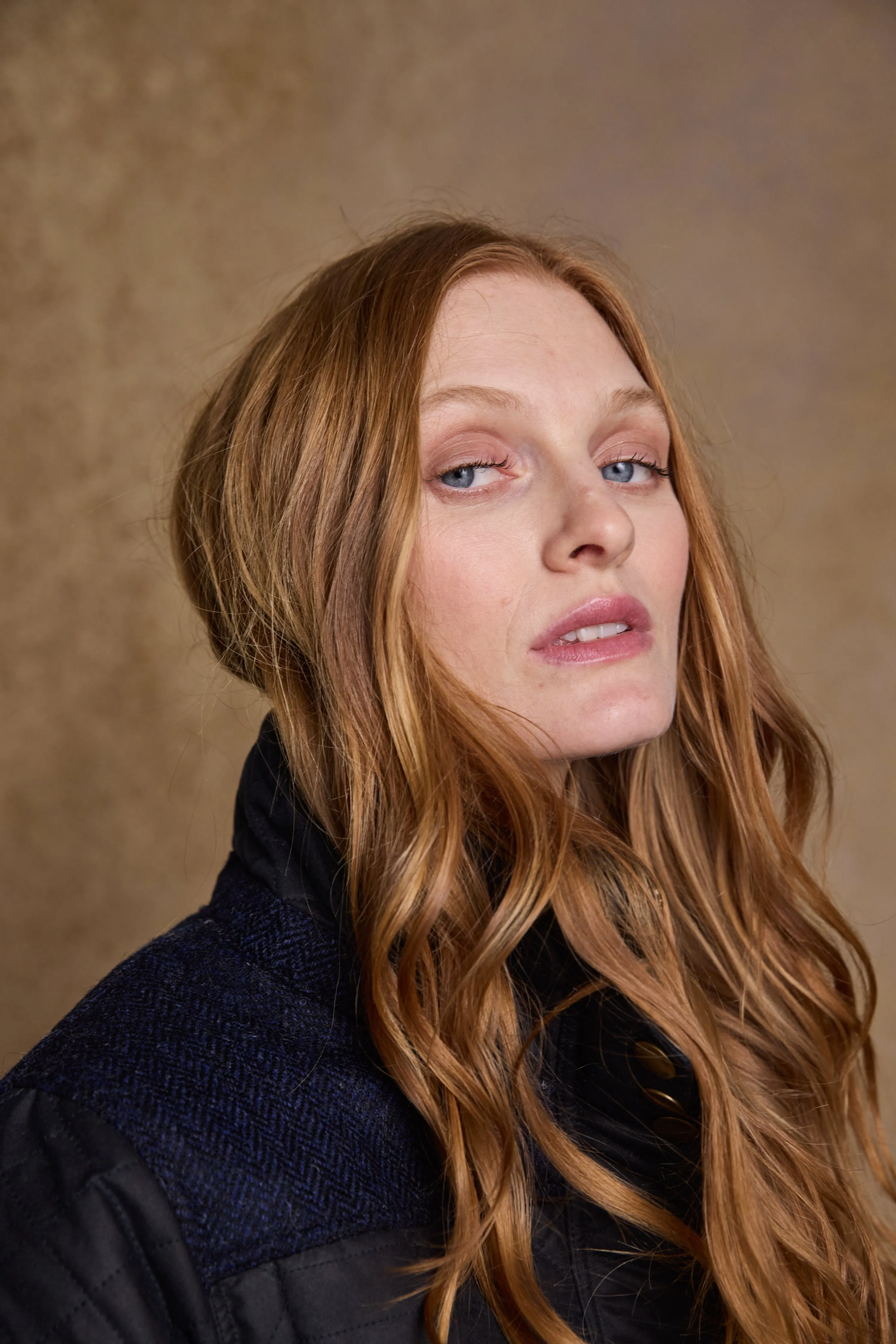 Jodie Wax Coat -  Navy