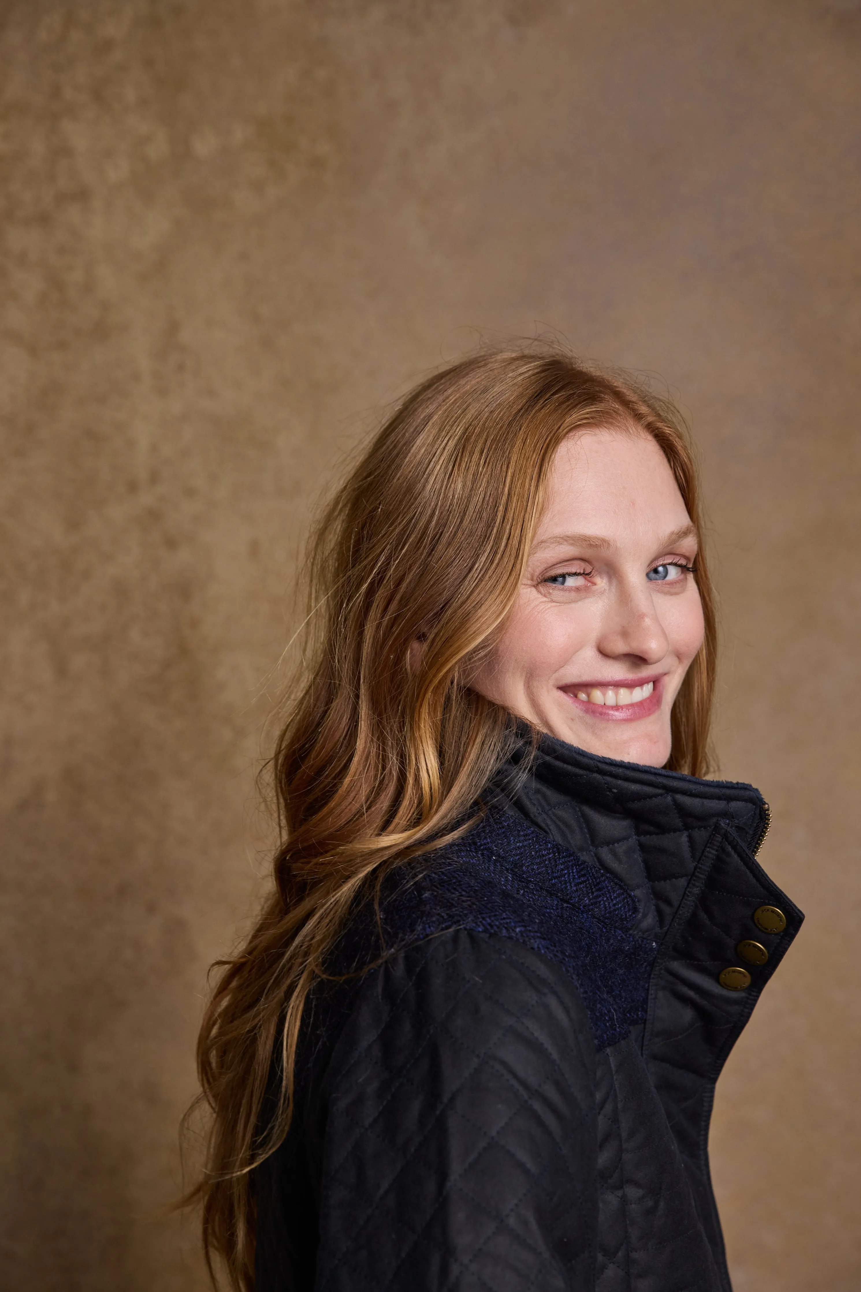 Jodie Wax Coat -  Navy