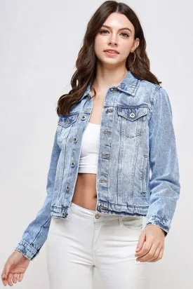 Ladies Casual Denim Jacket