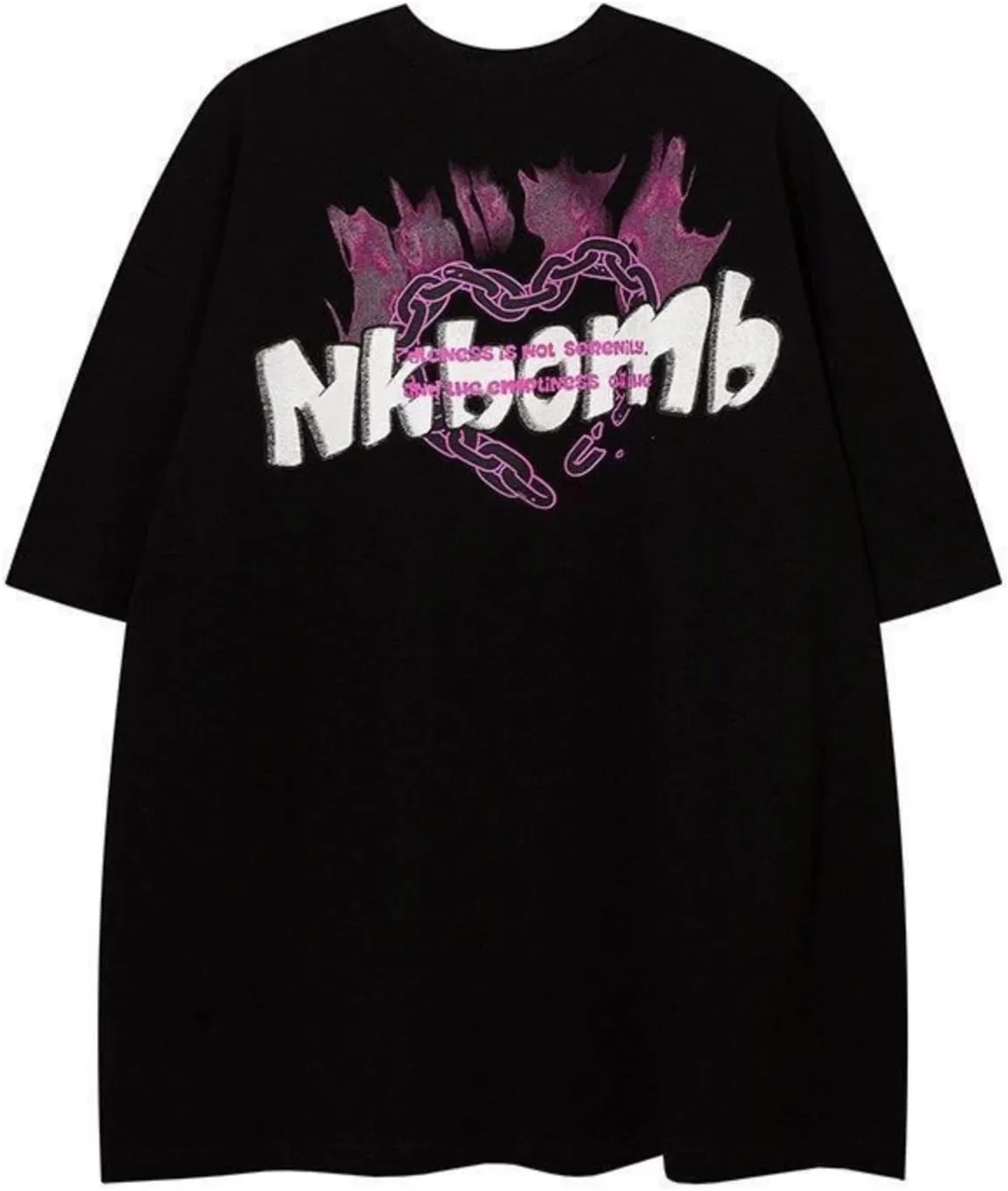 Men Women Y2K Anime Graphic T-Shirt Dark Academia Harajuku Shirts Short Sleeve Tees Japanese Emo Alt Oversize Clothes