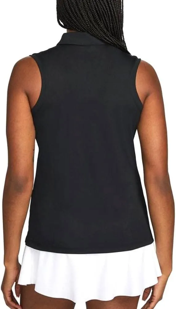 Nike Women`s Dri-Fit Victory Sleeveless Golf Polo Shirt