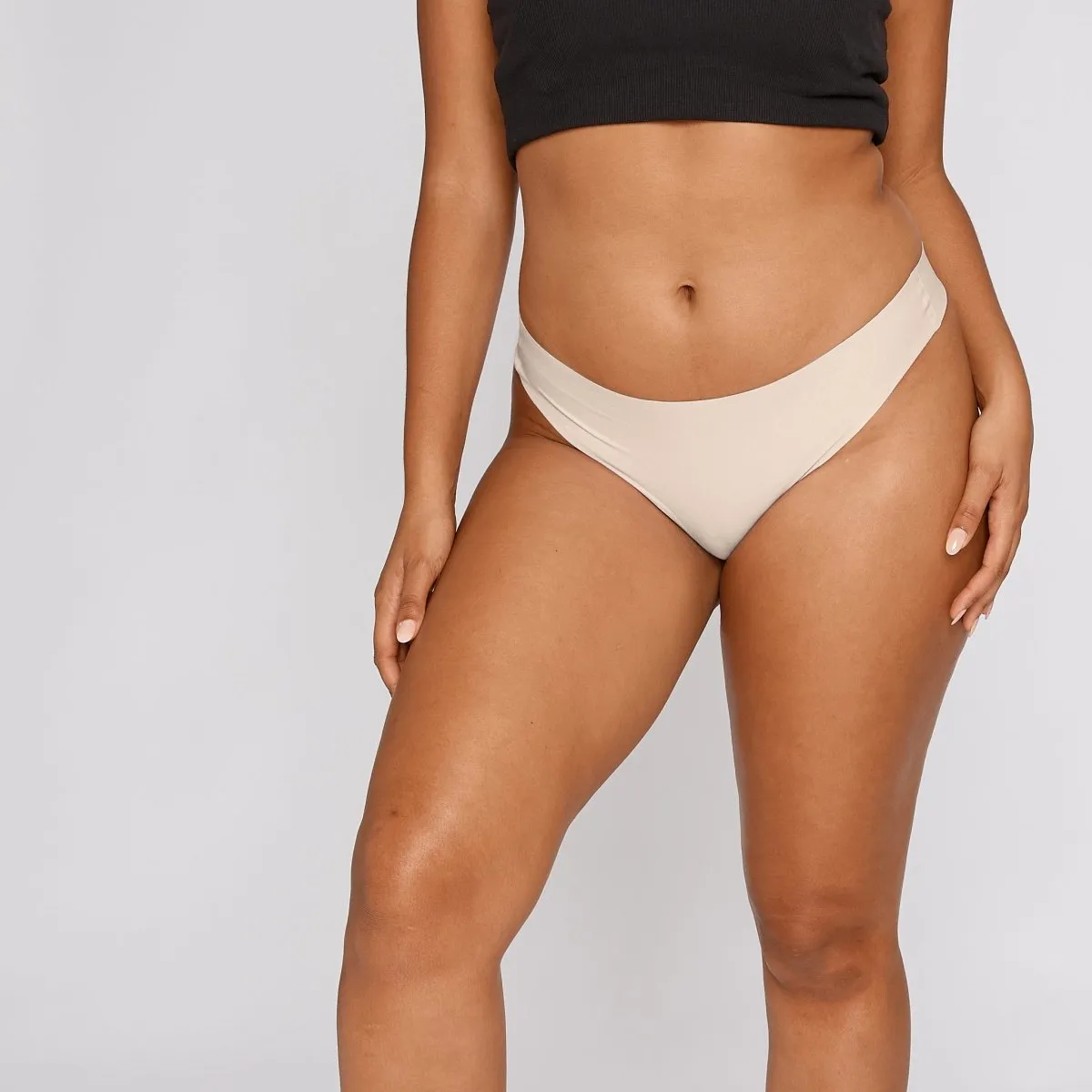 Original-Rise Thong - Seamless Cotton - Buttermilk