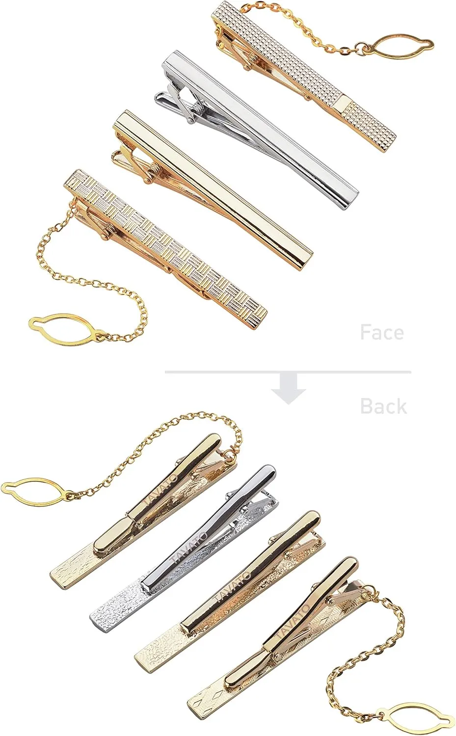 Premium Mens Gift Tie Set Silky Necktie Pocket Squares Tie Clips Cufflinks For Men