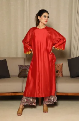Red Spinel Tunic Set