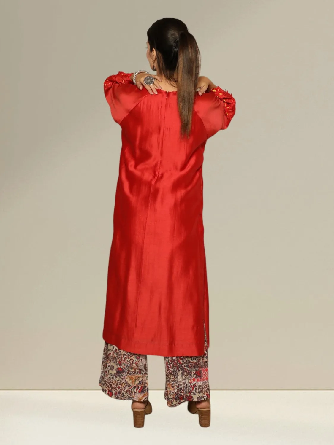 Red Spinel Tunic Set
