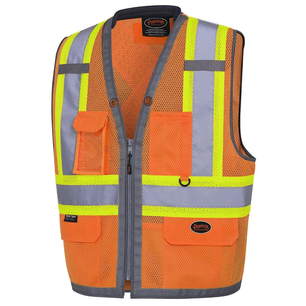 Safety Vest - Pioneer "The Rock" Hi-Viz Mesh Surveyor's Vest, 6674 / 6675