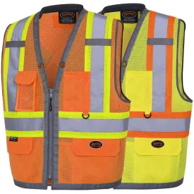 Safety Vest - Pioneer "The Rock" Hi-Viz Mesh Surveyor's Vest, 6674 / 6675