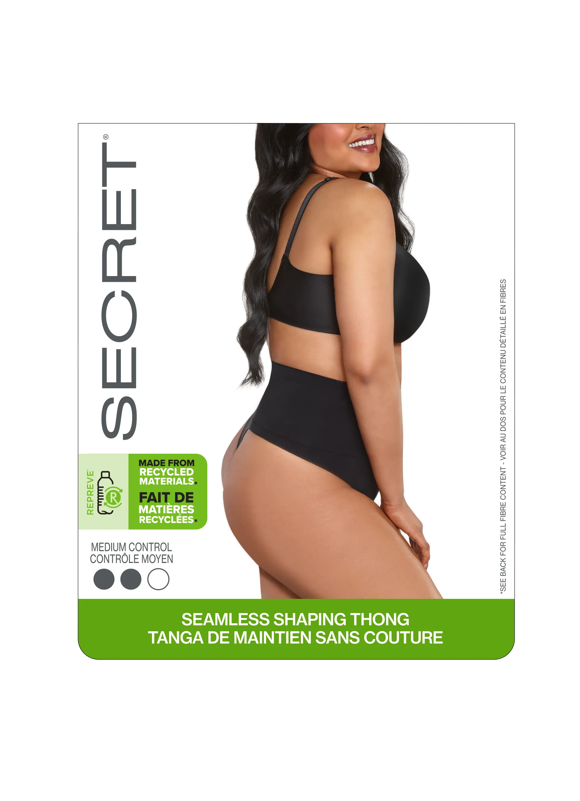 SECRET® Seamless Shaping Thong - 1 Pair