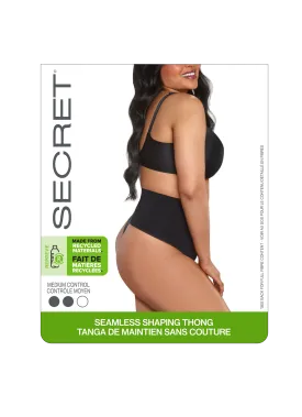 SECRET® Seamless Shaping Thong - 1 Pair