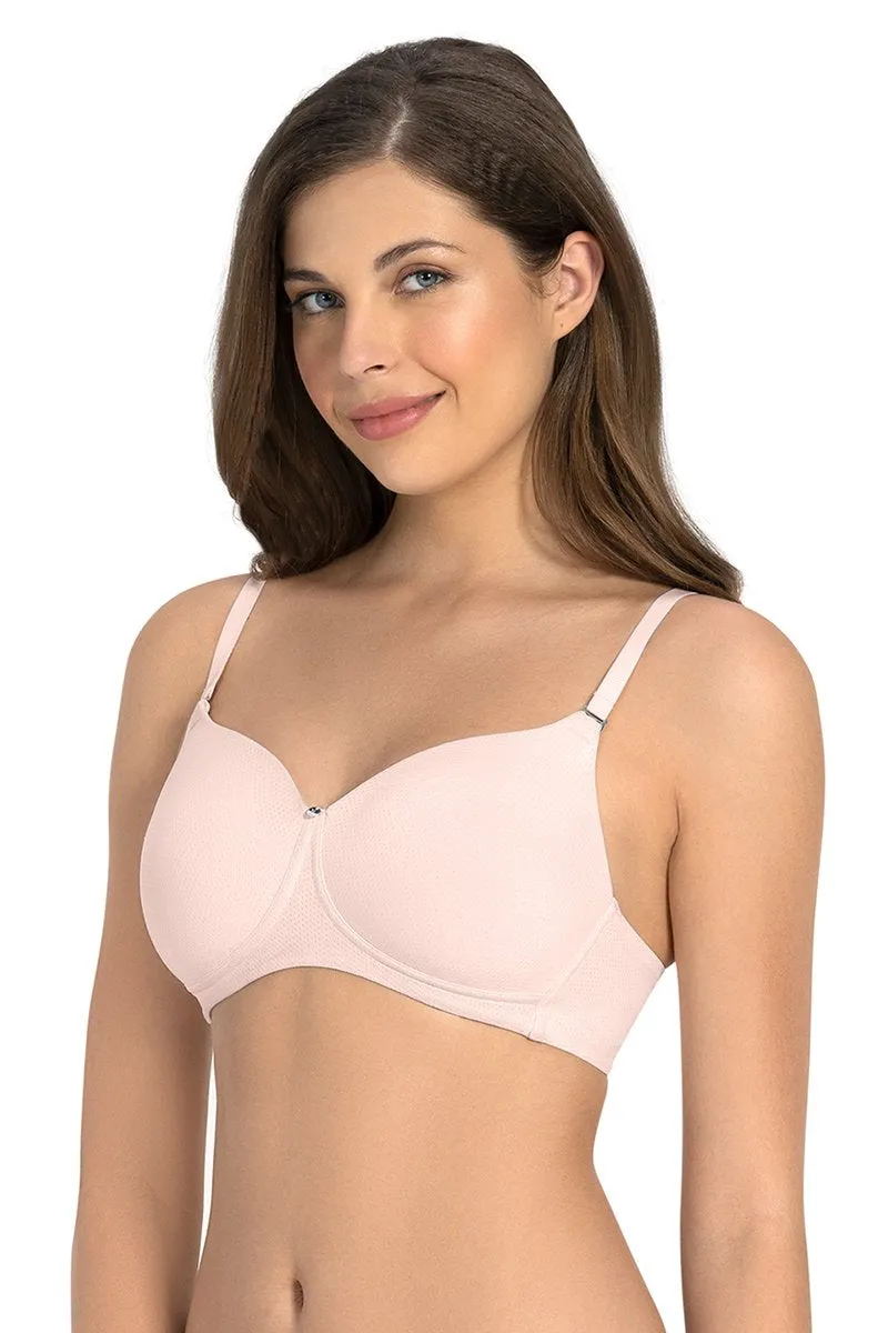 Stay Cool - Padded Non-Wired Cooling Bra - Rosewater