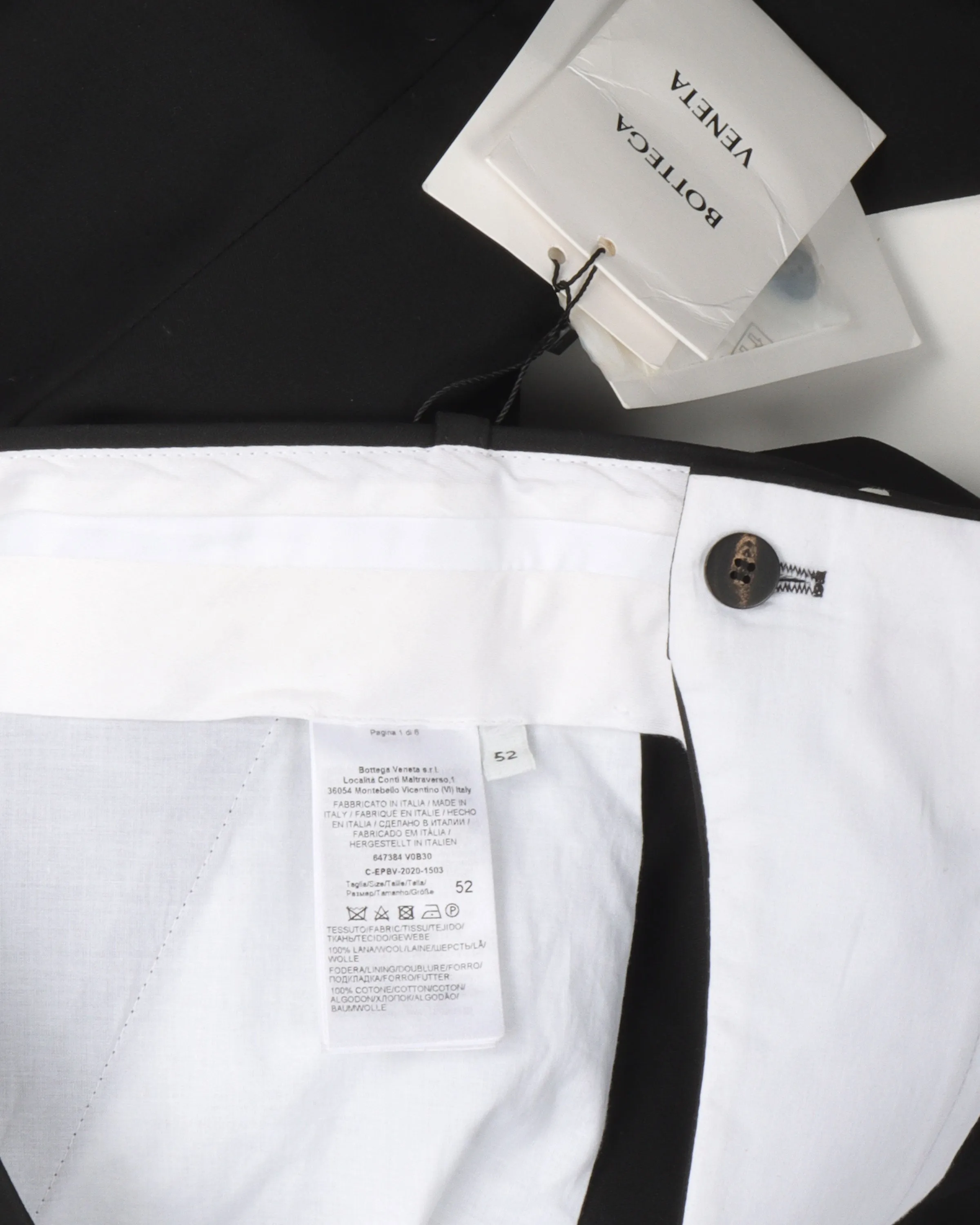 Tapered Wool Trousers