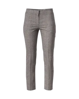 Tartan Cigarette Trousers
