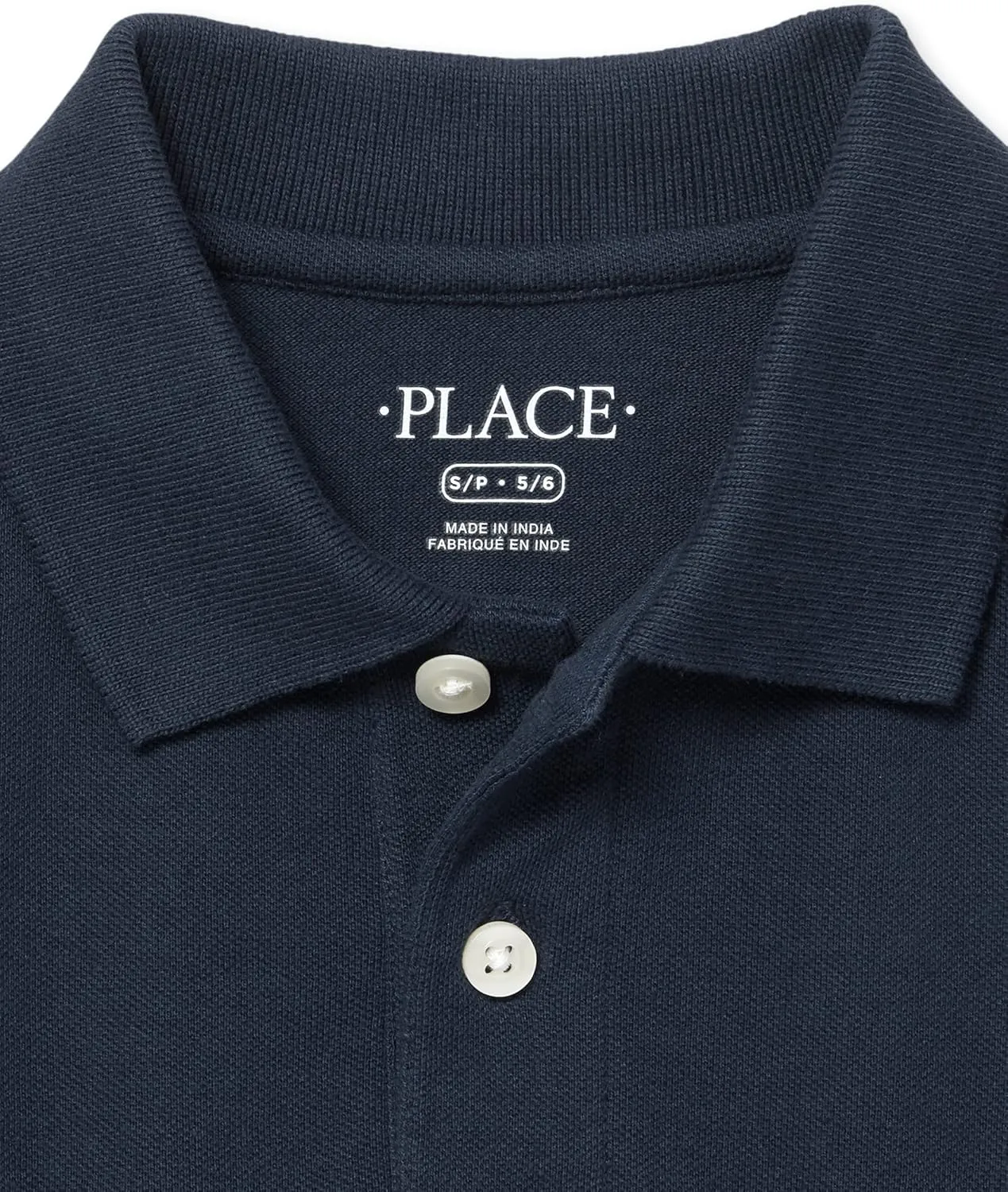 The Children's Place Boys Uniform Long Sleeve Pique Polo