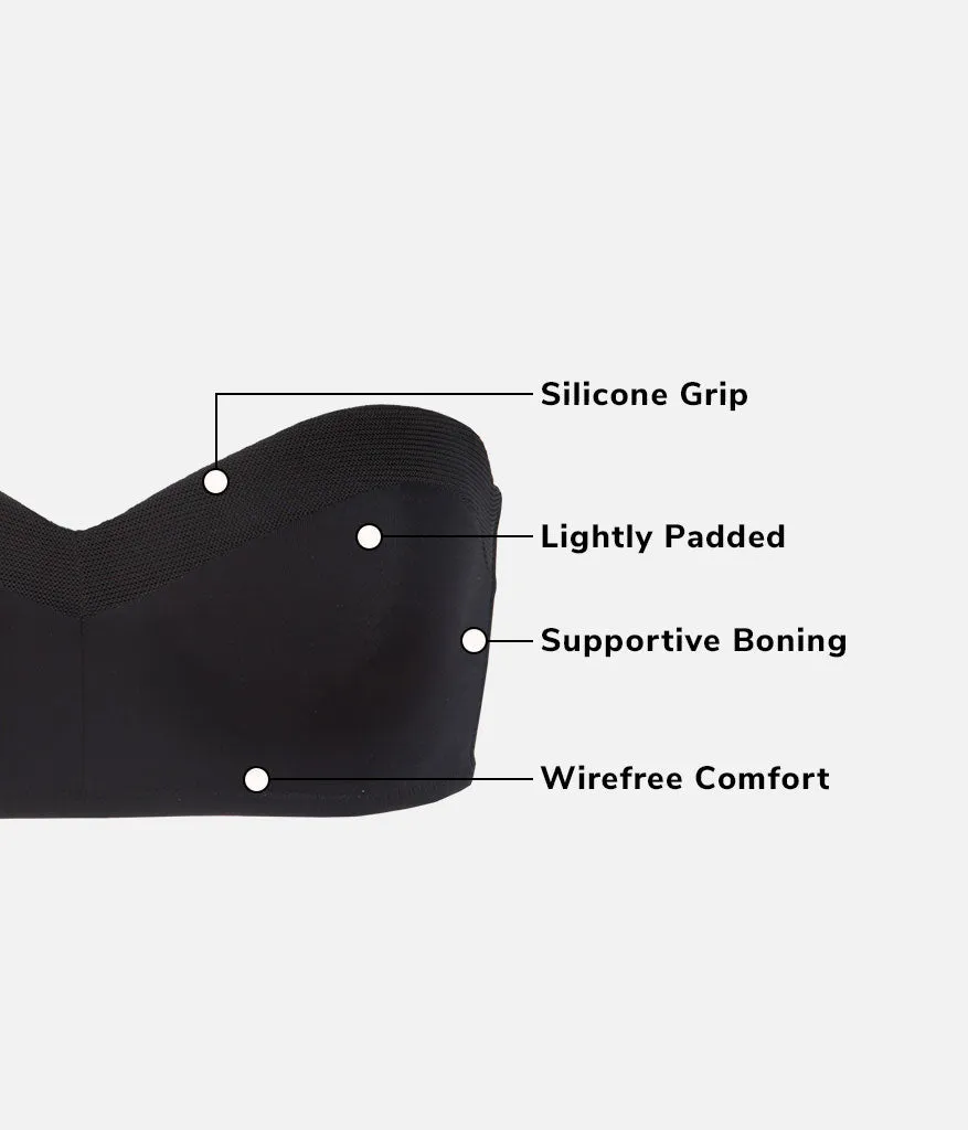 The No-Wire Strapless: Jet Black