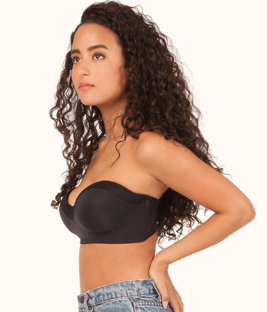 The No-Wire Strapless: Jet Black
