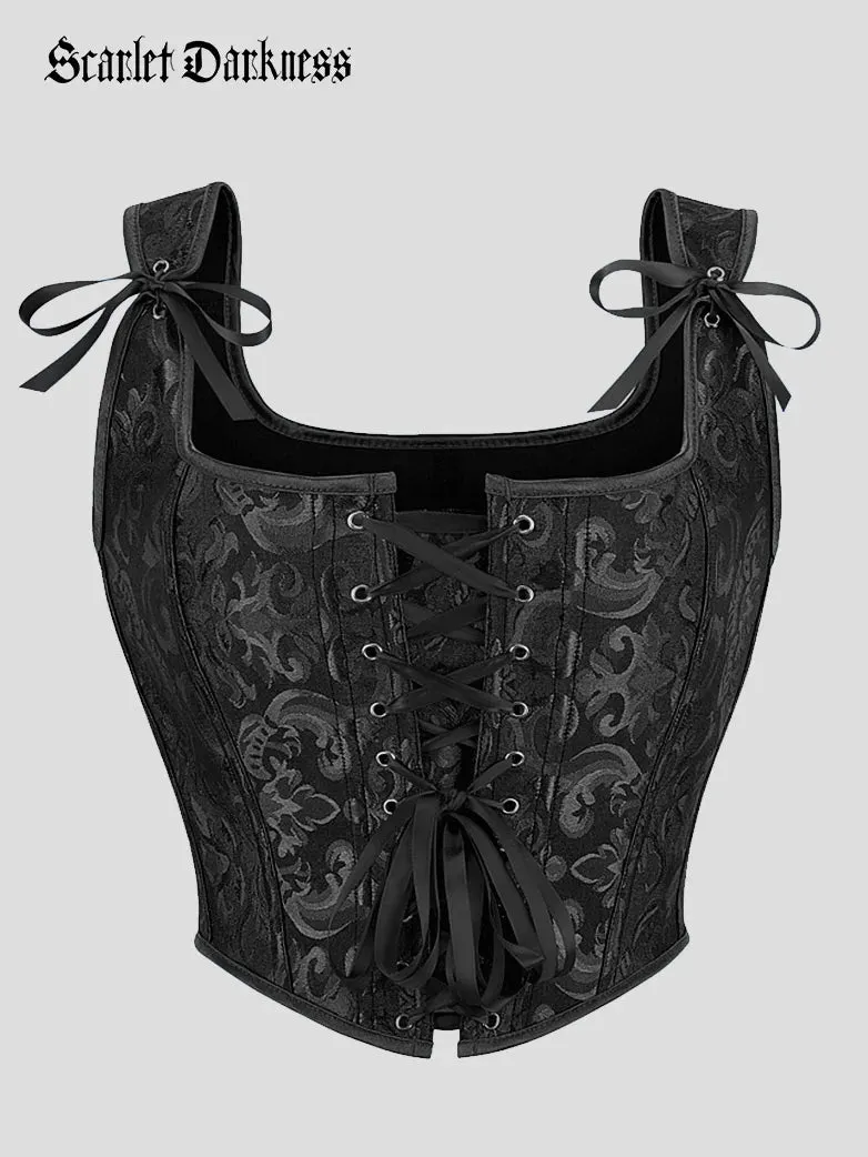 Women Jacquard Corset Top Style for Matching