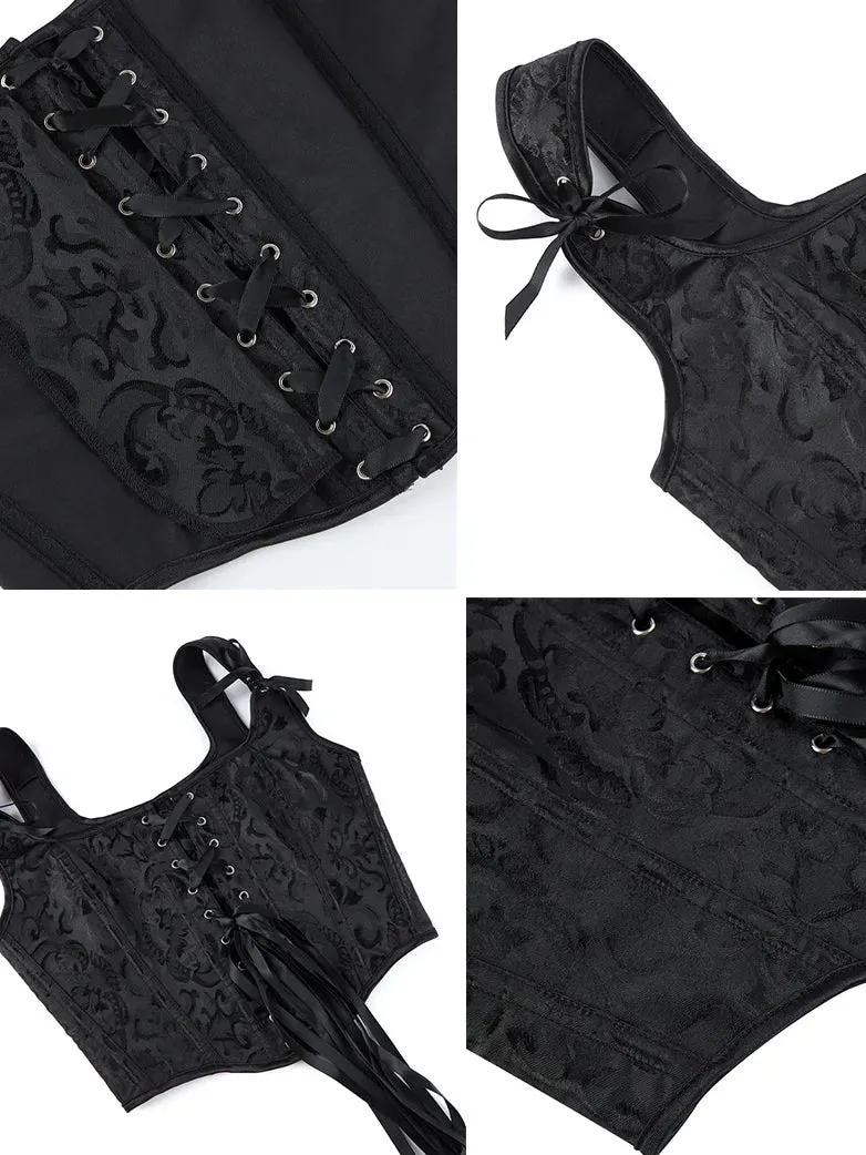 Women Jacquard Corset Top Style for Matching