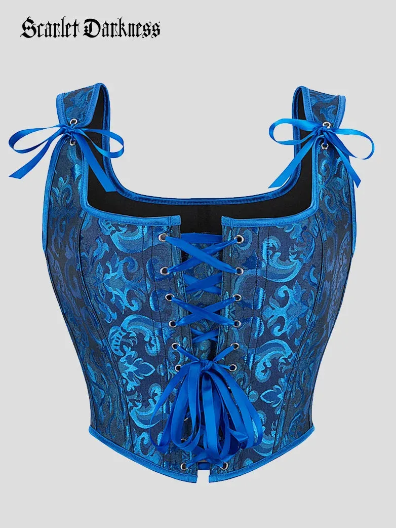 Women Jacquard Corset Top Style for Matching
