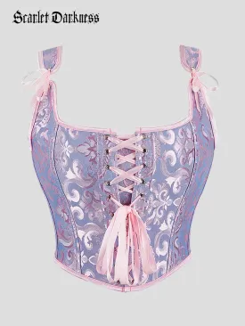 Women Jacquard Corset Top Style for Matching