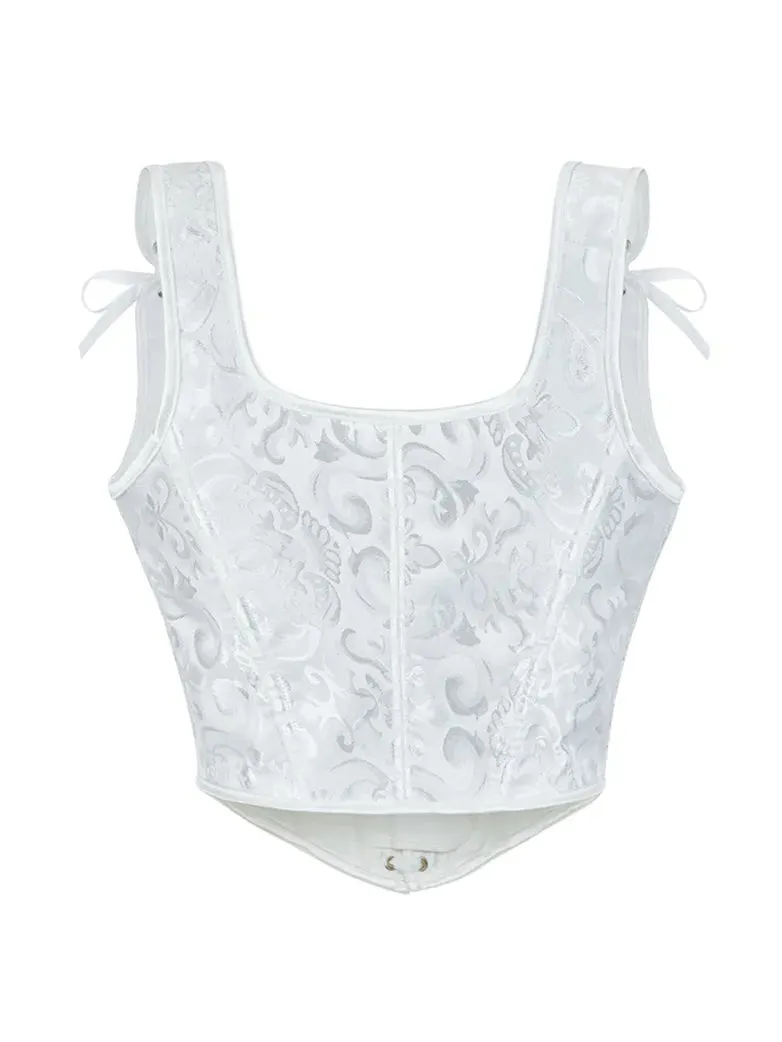 Women Jacquard Corset Top Style for Matching