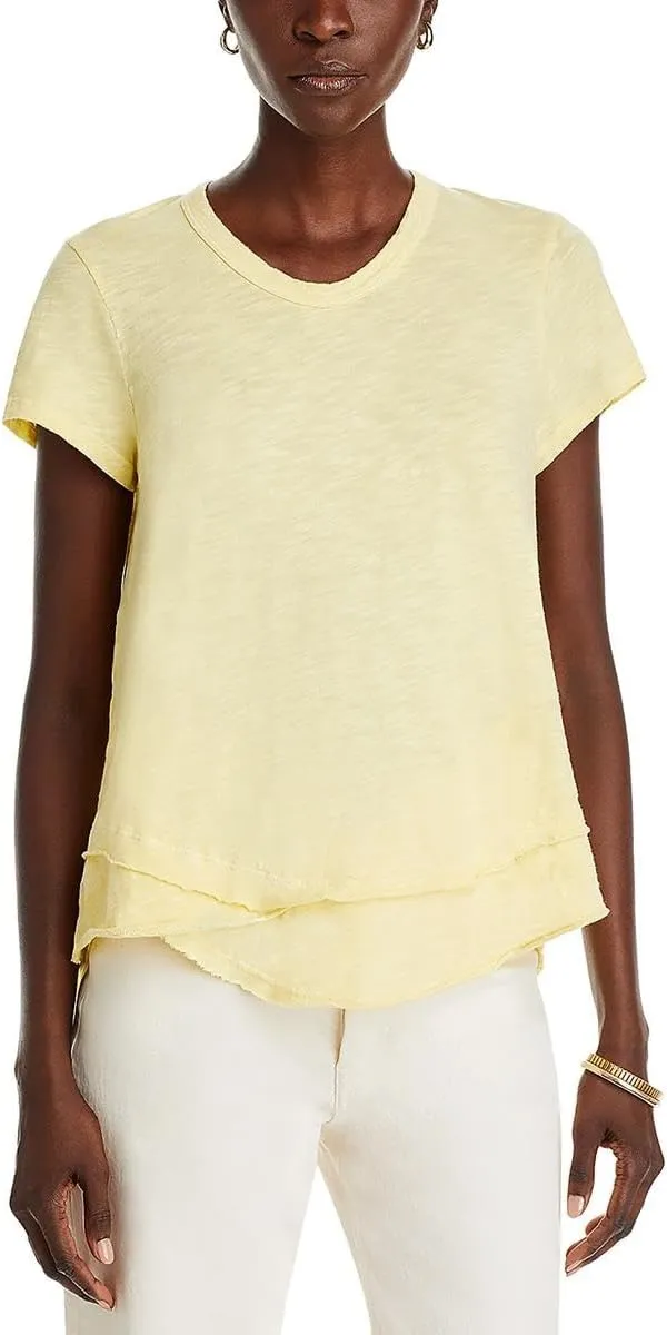 Women's S/s Mock Layer