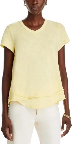 Women's S/s Mock Layer